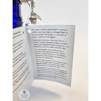 Lord Of Crystal Blue Glass Beer Stein With Poseidon On Lid 0.5L By KING image