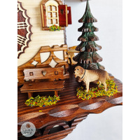 Musical Couple 8 Day Mechanical Chalet Cuckoo Clock 32cm By TRENKLE image