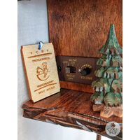 Erzgebirge Figurines Battery Chalet Cuckoo Clock 24cm By TRENKLE image