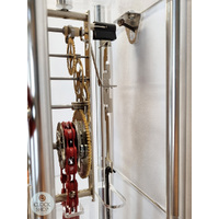 60cm Red Bicycle Chain Pendulum Wall Clock By HERMLE image