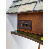 Heidi House Battery Chalet Cuckoo Clock With Curved Roof 25cm By TRENKLE image