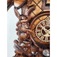 Before The Hunt 1 Day Mechanical Carved Cuckoo Clock 38cm By TRENKLE image