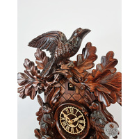 Before The Hunt 8 Day Mechanical Carved Cuckoo Clock 42cm By TRENKLE image