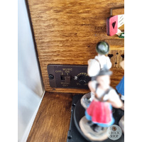Band Players & Dancers Battery Chalet Cuckoo Clock 27cm By TRENKLE image