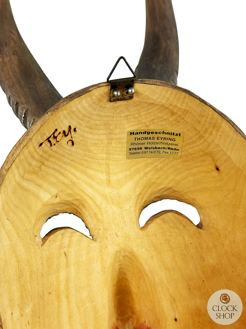 Hand Carved Fasching Mask By Thomas Eyring (Design 2) image
