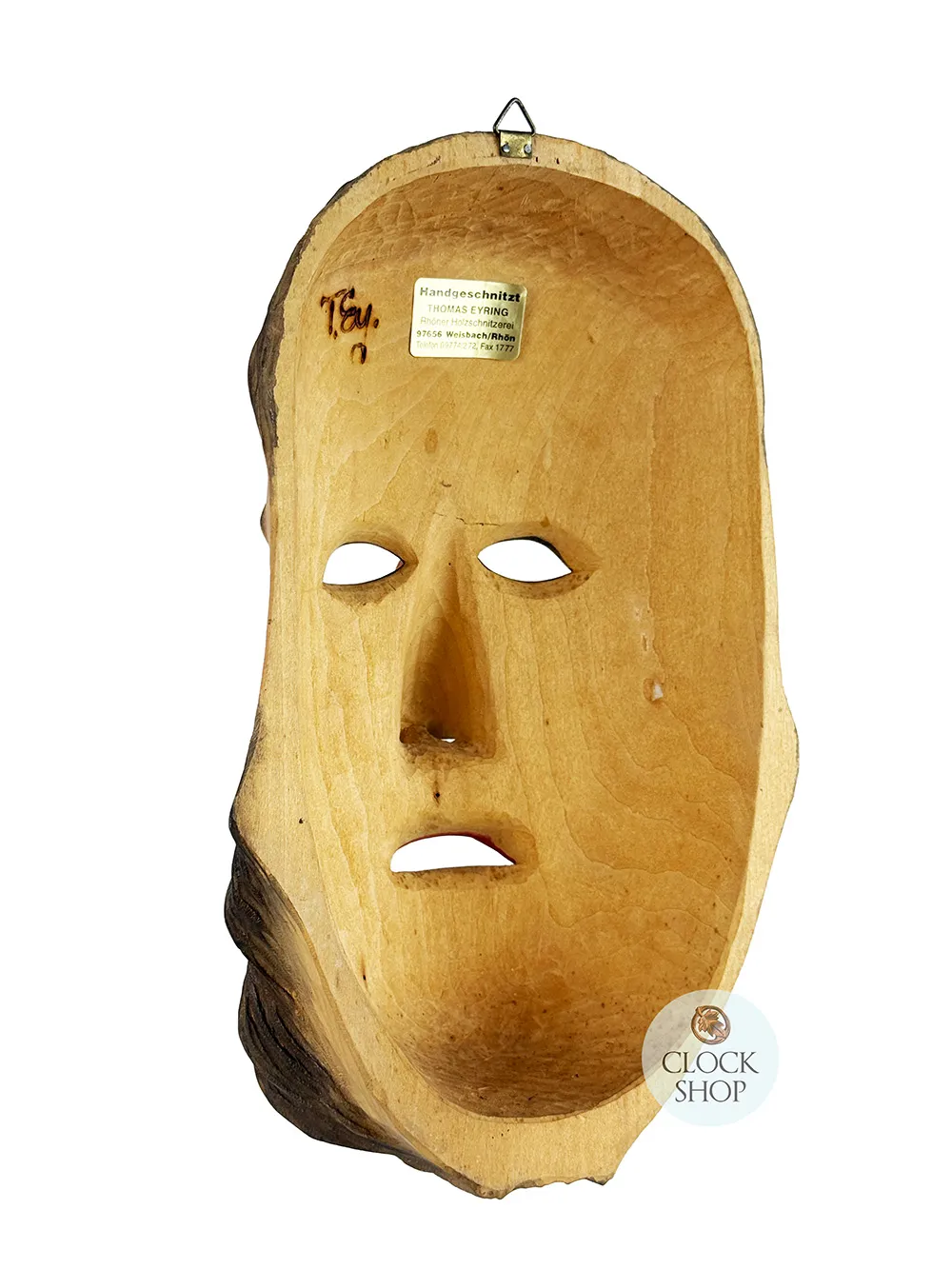 Hand Carved Fasching Mask By Thomas Eyring (Design 3) image
