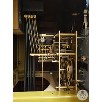 215cm Decorative Oak Grandfather Clock with Westminster Chime & Moon Dial image