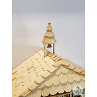Farmer & Cow 8 Day Mechanical Chalet Cuckoo Clock With Alphorn 53cm By HÖNES image