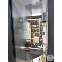 87cm Black 8 Day Mechanical Regulator Wall Clock By HERMLE image
