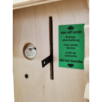 5 Leaf & Deer Natural 1 Day Mechanical Carved Cuckoo Clock 32cm By HÖNES image