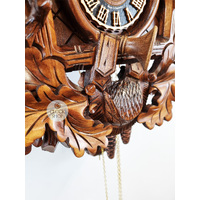 Birds & Grouse 1 Day Mechanical Carved Cuckoo Clock 47cm By HÖNES image