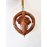 Ivy Leaf Vine 8 Day Mechanical Cuckoo Clock 49cm By HÖNES image