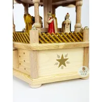 59cm Four Tier Electric Nativity Christmas Pyramid By Richard Glässer image
