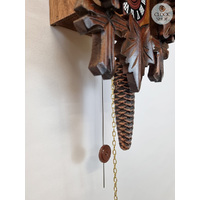 Goat & Marmot 1/4 Hour 1 Day Mechanical Carved Cuckoo Clock 28cm By TRENKLE image