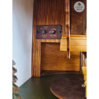 Beer House Battery Chalet Cuckoo Clock 26cm With Alphorn By TRENKLE image