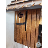 Horse & Logger 8 Day Mechanical Chalet Cuckoo Clock 28cm By ENGSTLER image