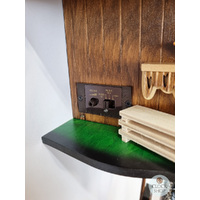 Deer & Bench Battery Chalet Cuckoo Clock 35cm By ENGSTLER image