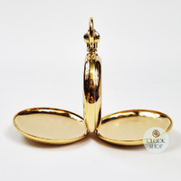 49mm Gold Unisex Mechanical Skeleton Pocket Watch By CLASSIQUE (Roman) image