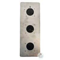 38cm Silver Outdoor Weather Station With Thermometer, Barometer & Hygrometer By FISCHER  image