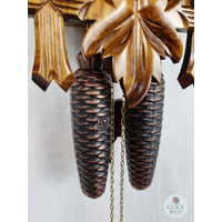 5 Leaf & Deer 8 Day Mechanical Carved Cuckoo Clock 42cm By ENGSTLER image