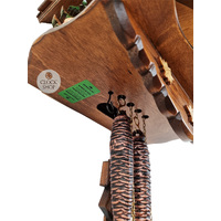 Accordion Player 1 Day Mechanical Chalet Cuckoo Clock 32cm By SCHNEIDER image