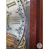 211cm Walnut Grandfather Clock With Westminster Chime & Moon Dial By AMS image