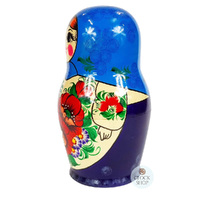 Kirov Russian Dolls- Blue Scarf & Purple Dress 26cm (Set Of 10) image