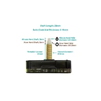 Customisable Press Fit Sweep Clock Movement Kit | Fits 3.5mm & 5.5mm Hand Holes image