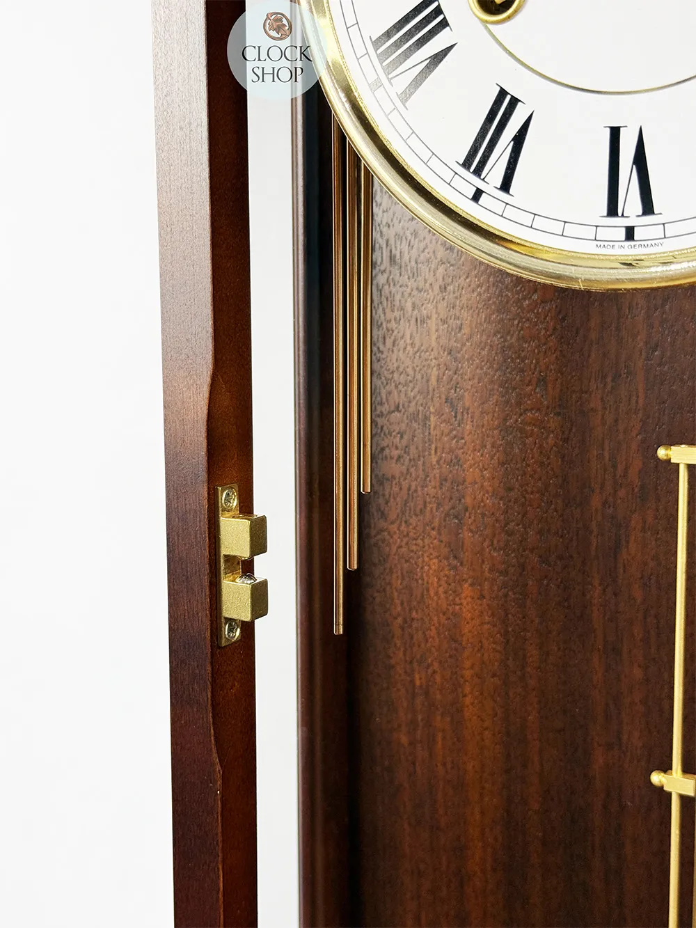 67cm Walnut 8 Day Mechanical Bim Bam Wall Clock By AMS image