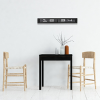65cm Timeline Black Flip Wall Clock By CLOUDNOLA image