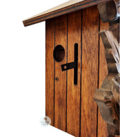 Birds & Leaves 1 Day Mechanical Carved Cuckoo Clock 30cm By SCHNEIDER image