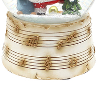 6.3cm Jolly Santa Snow Globe- Assorted Designs image