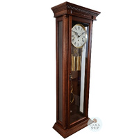 99cm Medium Oak 8 Day Mechanical Regulator Wall Clock With Westminster Chime By AMS image