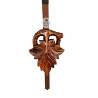 Leaves 8 Day Mechanical Carved Cuckoo Clock 51cm By SCHNEIDER image