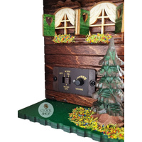 Accordion Player Battery Chalet Cuckoo Clock With Swinging Doll 26cm By TRENKLE image