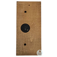 34cm Oak Weather Station With Thermometer Barometer & Hygrometer With Timber Inlay By FISCHER image
