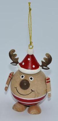 Reindeer In Stripe Pants Christmas Tree 
