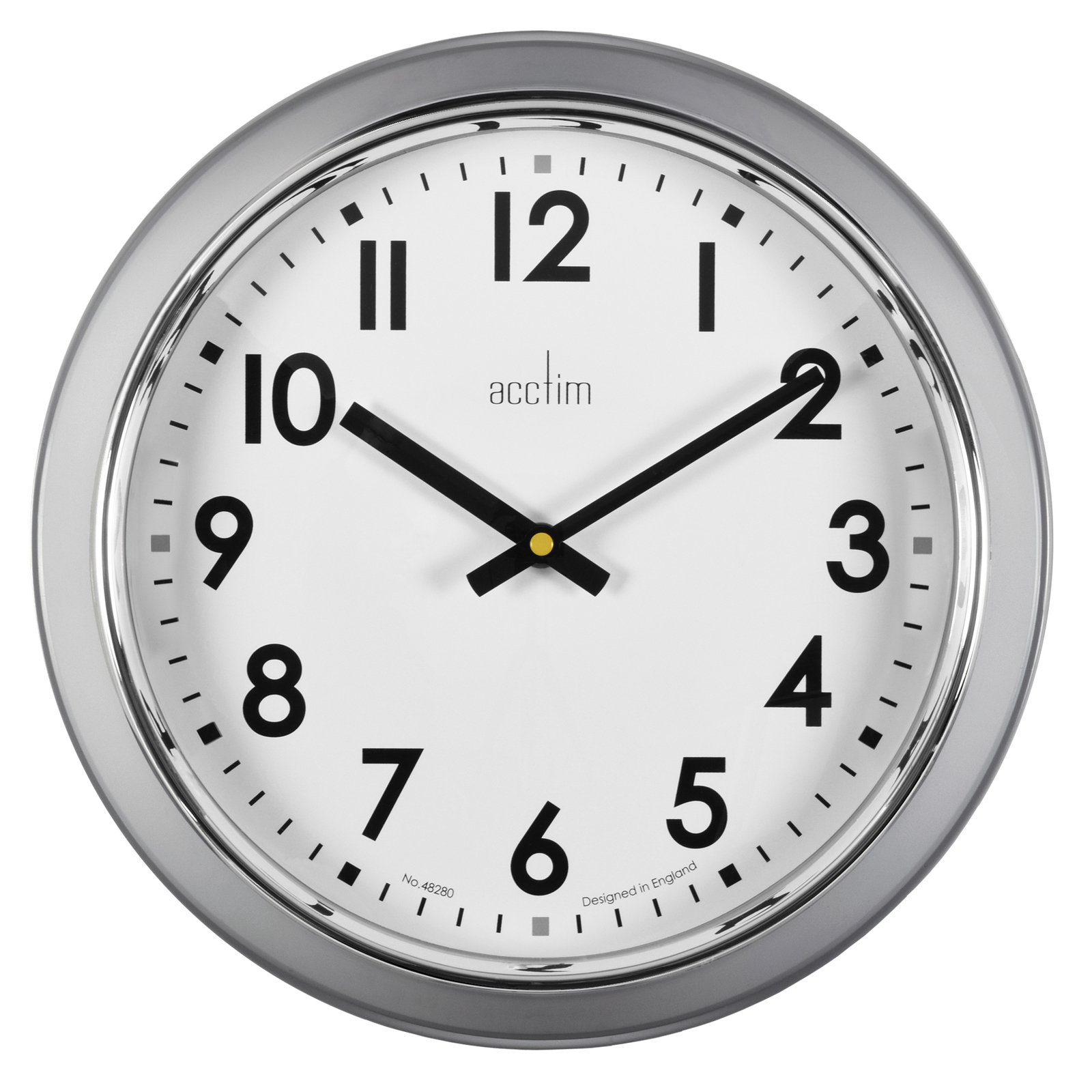 33cm Kensworth Grey Wall Clock By Acctim Clocks Clock Shop