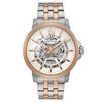 Gold/Silver Skeleton Automatic Watch with Two Tone Braclet BY KENNETH COLE