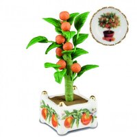 Miniature Potted Orange Tree - 1.438/6