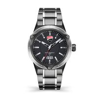 Curva Black Dial With Stainless Steel Bracelet By DUCATI