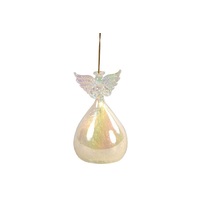 Pearl White Angel Led Light Hanging Christmas Decoration