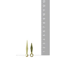 Gold Pointer Euroshaft Quartz Hands (38mm & 30mm)