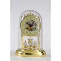 16cm Anniversary Clock With Couple on Cream Dial By HALLER