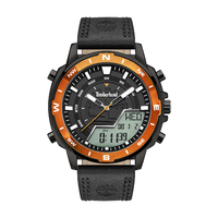 Black Orange Milwood Watch - Black Strap By TIMBERLAND