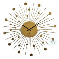 50cm Brielle Gold Starburst Wall Clock By ACCTIM image