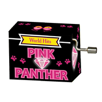 World Hits Hand Crank Music Box (Pink Panther)