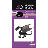 3D Paper Model- Dragon image