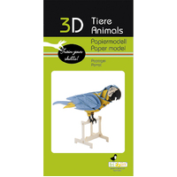 3D Paper Model- Parrot image