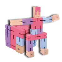 Wooden 3D Puzzle- Boy (Pink & Purple)